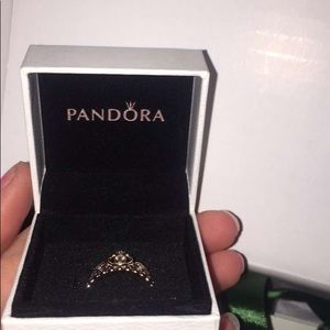 Size 6 pandora princess ring